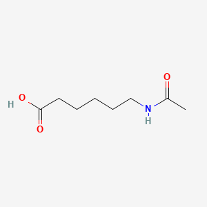 Chemical structure of 6-Acetamidohexanoic acid
