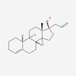 Chemical structure of Allylestrenol