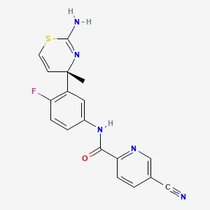 Chemical structure of Atabecestat
