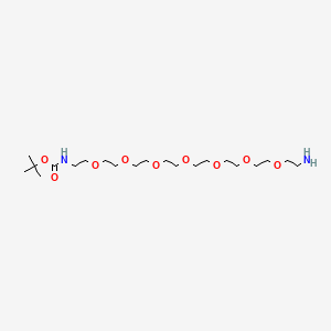Chemical structure of Boc-NH-PEG7-NH2