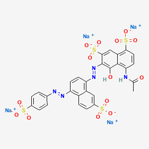 Chemical structure of Brilliant Black BN
