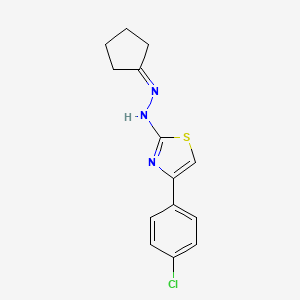 Chemical structure of CPTH2