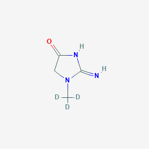 Chemical structure of Creatinine-D3