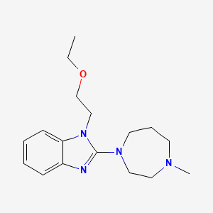 Chemical structure of Emedastine