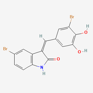 Chemical structure of LC3-mHTT-IN-AN1