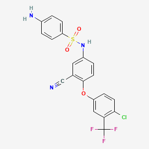 Chemical structure of Lp-PLA2-IN-3