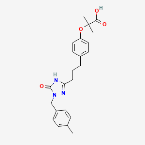 Chemical structure of LY518674