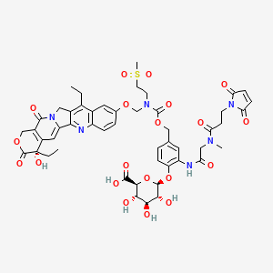 Chemical structure of MAC glucuronide phenol-linked SN-38