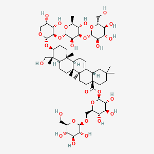Chemical structure of Macranthoidin A