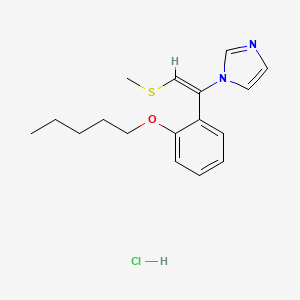 Chemical structure of Neticonazole hydrochloride