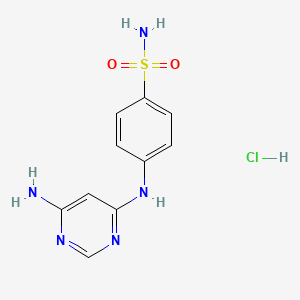 Chemical structure of PNU112455A hydrochloride