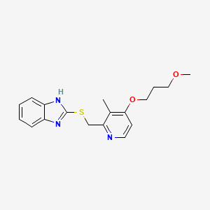 Chemical structure of Rabeprazole Sulfide