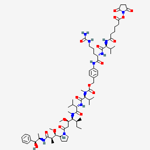 Chemical structure of SC-VC-PAB-MMAE