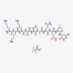 Chemical structure of SEB Domain (144-153) (TFA)