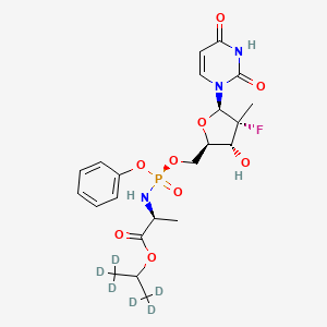 Chemical structure of Sofosbuvir D6
