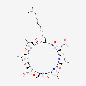 Chemical structure of Surfactin C1