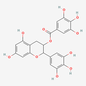 Chemical structure of Tea polyphenol