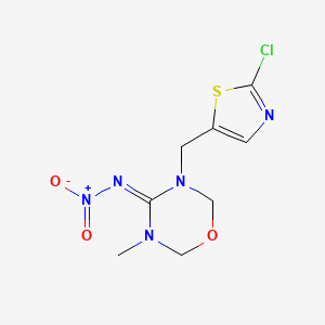 Chemical structure of Thiamethoxam