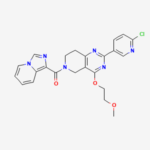 Chemical structure of THPP-1