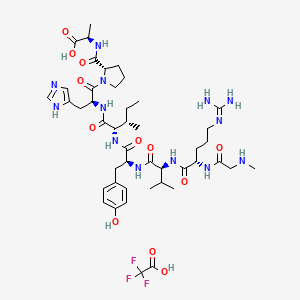 Chemical structure of TRV-120027 TFA