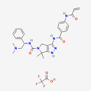 Chemical structure of YKL-5-124 TFA