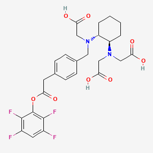Chemical structure of (±)-H3RESCA-TFP