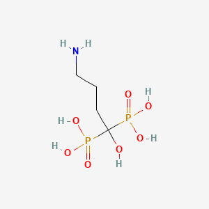 Chemical structure of Alendronic acid