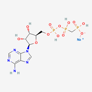 Chemical structure of AMP-PCP disodium