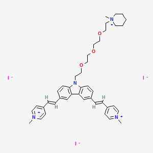 Chemical structure of BMVC-8C3O