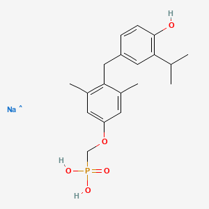 Chemical structure of MB-07344 sodium