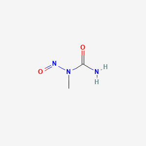 Chemical structure of N-Nitroso-N-methylurea