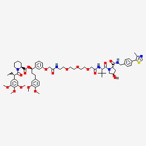 Chemical structure of PROTAC FKBP Degrader-3
