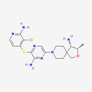 Chemical structure of TNO155