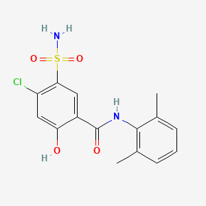 Chemical structure of Xipamide