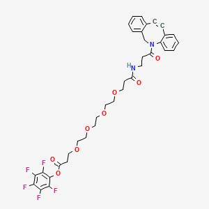 Chemical structure of DBCO-PEG4-PFP ester