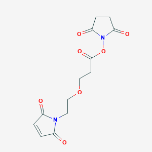 Chemical structure of Mal-PEG1-NHS ester