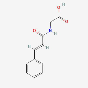 Chemical structure of Cinnamoylglycine