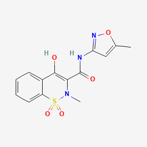 Chemical structure of Isoxicam
