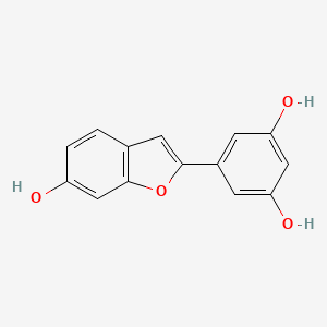 Chemical structure of Moracin M