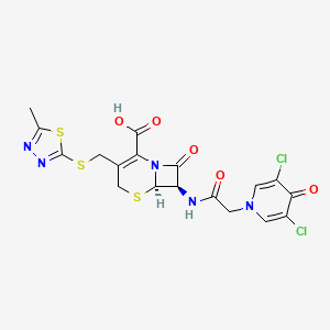 Chemical structure of Cefazedone
