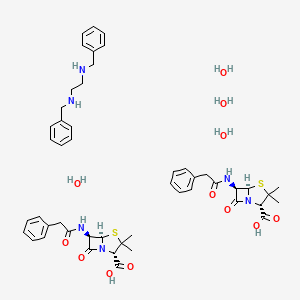 Chemical structure of Penicillin G benzathine (USP)