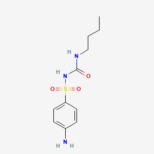 Chemical structure of Carbutamide