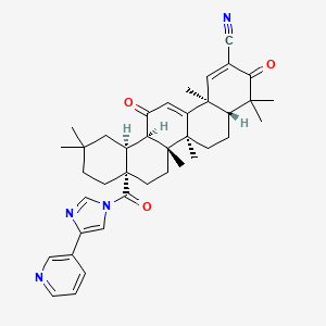 Chemical structure of CDDO-3P-Im