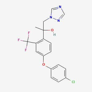 Chemical structure of Mefentrifluconazole