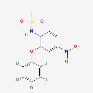 Chemical structure of Nimesulide D5