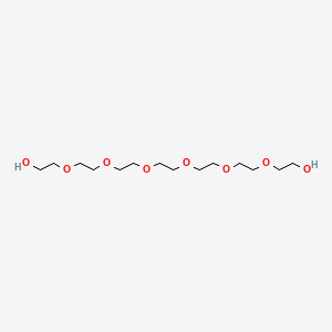 Chemical structure of Heptaethylene glycol