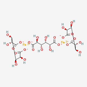 Chemical structure of Iron sucrose