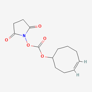 Chemical structure of TCO-NHS ester