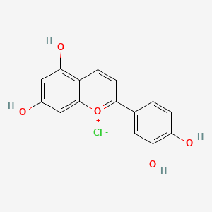Chemical structure of Luteolinidin chloride