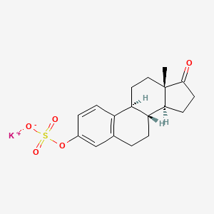 Chemical structure of Estrone sulfate potassium